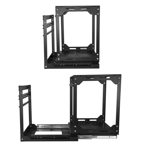 StarTech.com 12U 19” Uitschuifbaar en Roterend Open Frame Server Rack, 4 Post AV/Data Rack, 42,5cm (16.7") Diep Slide-Out IT Rack met Kabelmanagement, Uittrekbaar/Draaibaar Computer Rack (PORACK12U) StarTech.com 12U 19” Uitschuifbaar en Roterend Open Frame Server Rack, 4 Post AV/Data Rack, 42,5cm (16.7") Diep Slide-Out IT Rack met Kabelmanagement, Uittrekbaar/Draaibaar Computer Rack (PORACK12U)