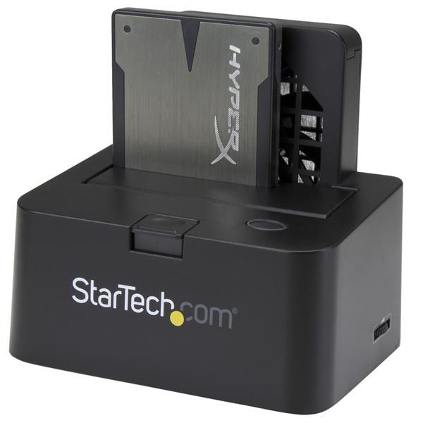 StarTech.com Extern docking station voor uw 2,5 of 3,5 inch SATA III 6 Gbps harde schijven eSATA of USB 3.0 met UASP (SDOCKU33EF) StarTech.com Extern docking station voor uw 2,5 of 3,5 inch SATA III 6 Gbps harde schijven eSATA of USB 3.0 met UASP