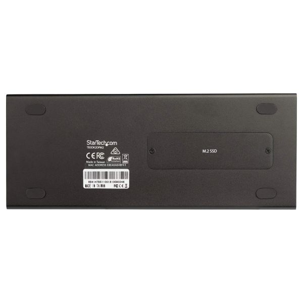 StarTech.com Dual 4K 60Hz monitor Thunderbolt™ 3 dock - PCIe M.2 en SD kaartlezer (TB3DK2DPM2)