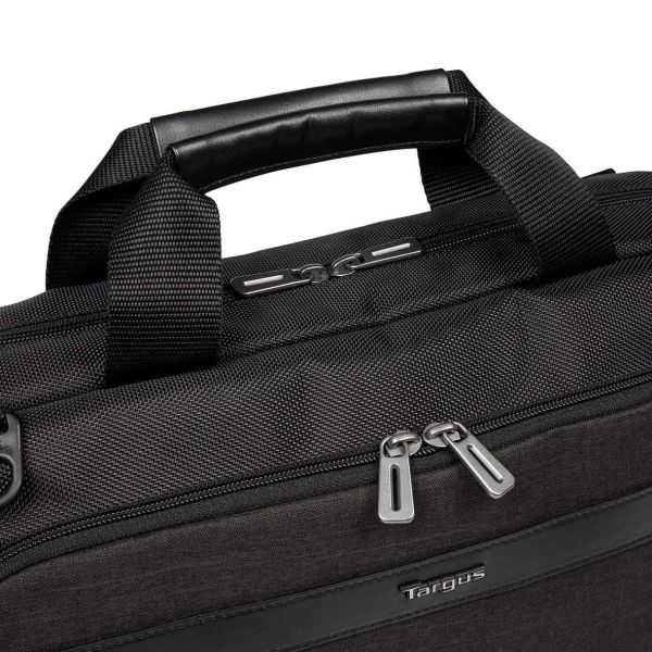 Targus CitySmart 39,6 cm (15.6") Aktetas Zwart, Grijs (TBT914EU)