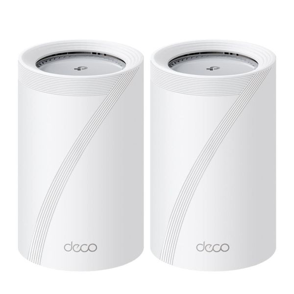 TP-Link Deco BE65 Pro (2-pack) Tri-band (2,4 GHz / 5 GHz / 6 GHz) Wi-Fi 7 (802.11be) Wit 3 Intern (DECO BE65 PRO(2-PACK))