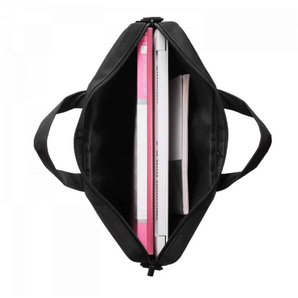 V7 CTK14-BLK laptoptas 35,8 cm (14.1") Aktetas Zwart (CTK14-BLK)