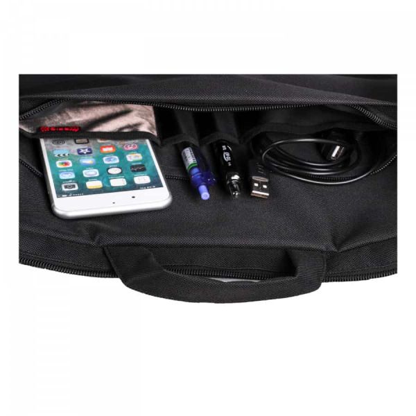 V7 CTK14-BLK laptoptas 35,8 cm (14.1") Aktetas Zwart (CTK14-BLK)