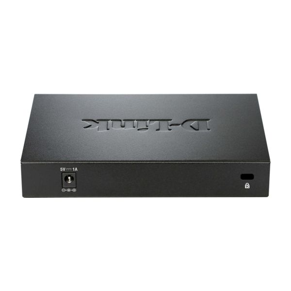 D-Link DES-108 netwerk-switch Unmanaged L2 Gigabit Ethernet (10/100/1000) Desktop Zwart (DES-108)