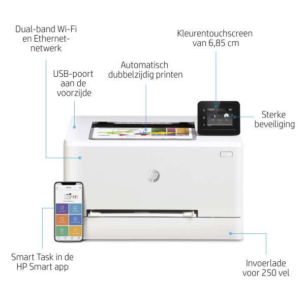 HP Color LaserJet Pro LaserJet Pro M255dw Draadloos Kleur Printer, Dubbelzijdig (7KW64A) 1/3 HP Color LaserJet Pro LaserJet Pro M255dw Draadloos Kleur Printer, Dubbelzijdig (7KW64A)