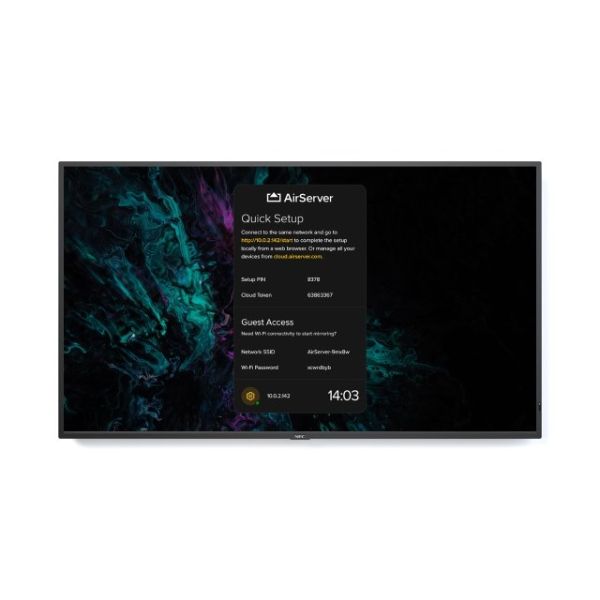 NEC MultiSync M861 Digitale signage flatscreen 2,18 m (86") LED 500 cd/m² 4K Ultra HD Zwart 24/7 (40001655)