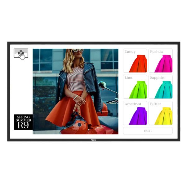 NEC MultiSync ME501 IR-2 Kiosk-ontwerp 127 cm (50") LED 400 cd/m² Zwart Touchscreen Type processor 18/7 (60005961)