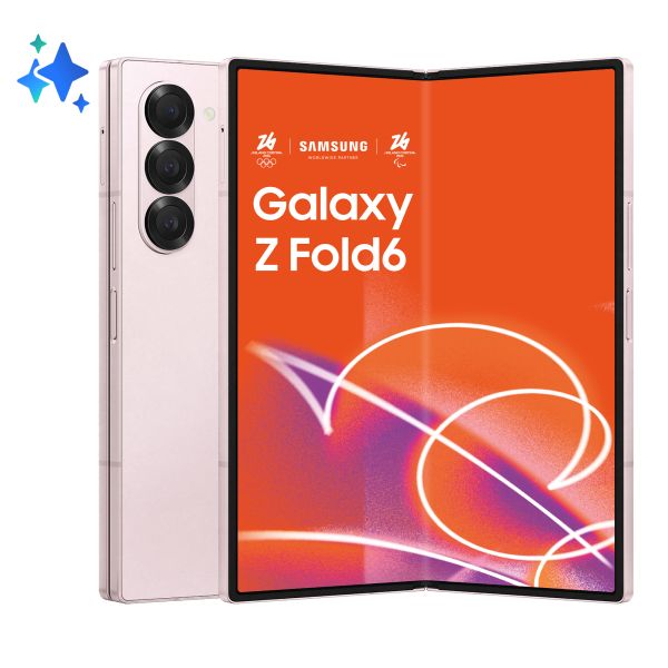 Samsung Galaxy Z Fold6 19,3 cm (7.6") Dual SIM Android 14 5G USB Type-C 12 GB 512 GB 4400 mAh Roze (SM-F956BLICEUE)