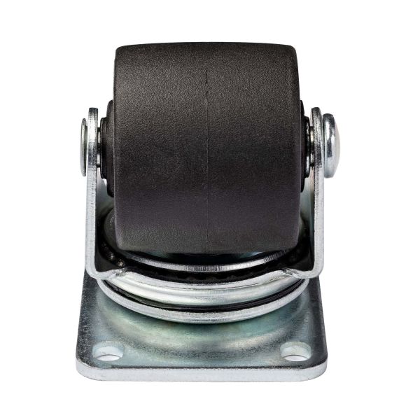 StarTech.com Stevige Zwenkwielen voor Server Racks/Serverkasten/Patchkasten Set van 4 Universele M6 5cm Wielen Vervangings Zwenkwielen (45x75mm) voor 4 Post Racks Staal/Plastic (RKCASTER2)