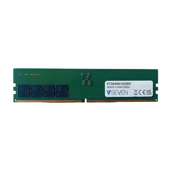 V7 V73840016GBD geheugenmodule 16 GB 1 x 16 GB DDR5 (V73840016GBD)
