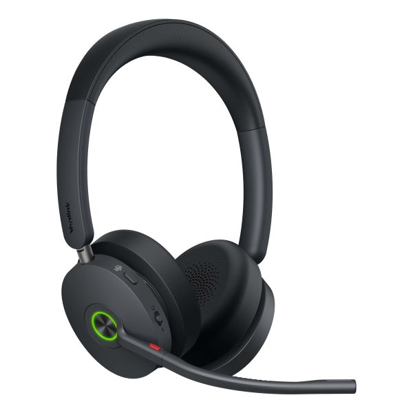 Yealink WH68 Headset Bedraad en draadloos Hoofdband Oproepen/muziek USB Type-C Bluetooth Zwart (1208738)
