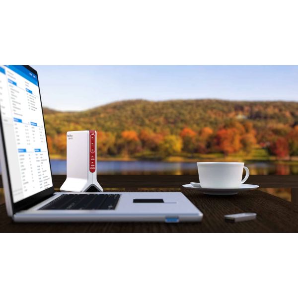 Box FRITZ! 6820 LTE draadloze router Gigabit Ethernet Single-band (2.4 GHz) 4G Wit (20002906)