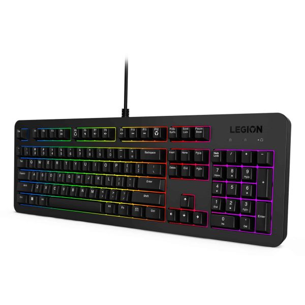 Lenovo K310 toetsenbord Gamen USB Amerikaans Engels Zwart