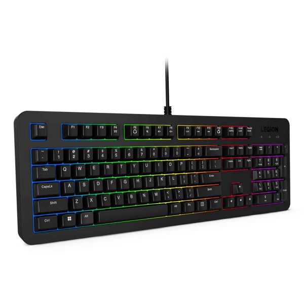 Lenovo K310 toetsenbord Gamen USB Amerikaans Engels Zwart