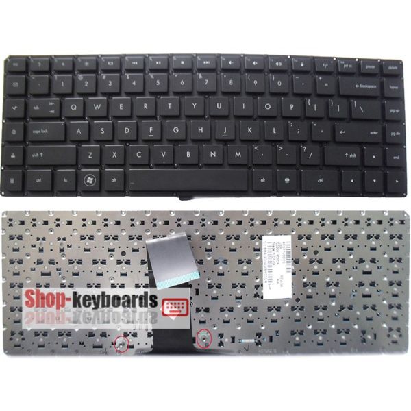 HP Keyboard met Backlight Privacy Russisch (P34611-251)