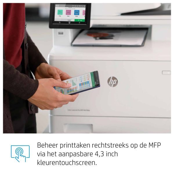 HP Color LaserJet Pro LaserJet Pro M479fdw Draadloos Multifunction Kleur Printer, Kopieerapparaat, scanner; dubbelzijdig (W1A80ABGJ)