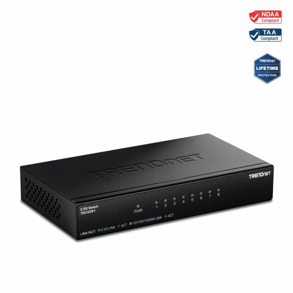 TRENDnet TEG-S381 8-Port 2.5G Switch (TEG-S381)