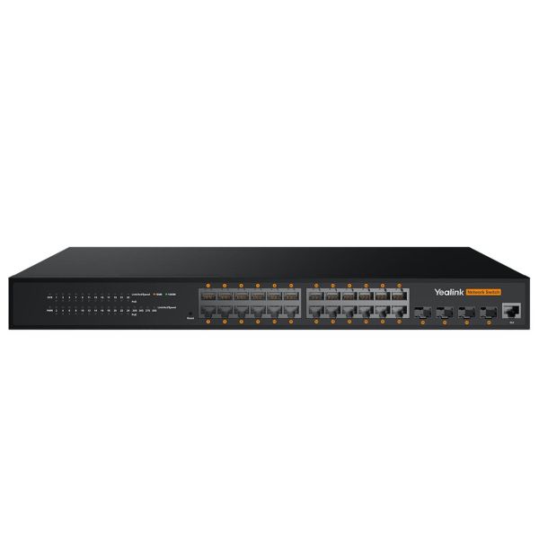 Yealink RCH240 Managed L2+ Gigabit Ethernet (10/100/1000) Power over Ethernet (PoE) Zwart (1303228)