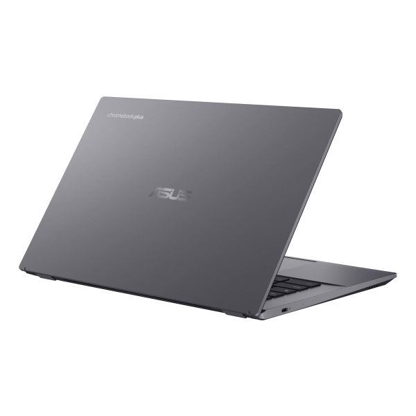 ASUS Chromebook Plus CX34 CB3402CVA-MW1340 Intel Core 3 100U 35,6 cm (14") Touchscreen Full HD 8 GB LPDDR5x-SDRAM 128 GB UFS Wi-Fi 6E (802.11ax) ChromeOS US International Grijs (90NX07P2-M01S40)