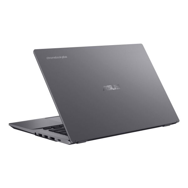 ASUS Chromebook Plus CX34 CB3402CVA-MW1340 Intel Core 3 100U 35,6 cm (14") Touchscreen Full HD 8 GB LPDDR5x-SDRAM 128 GB UFS Wi-Fi 6E (802.11ax) ChromeOS US International Grijs (90NX07P2-M01S40)