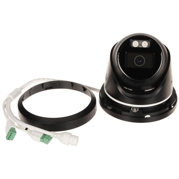 Hikvision DS-2CD2347G3-LIS2UY 2.8mm Smart Hybrid Light Turret Camera (DS-2CD2347G3-LIS2UY/SL 2.8MM BLACK PL)