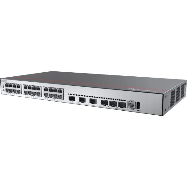 Huawei Switch S5735-L24P4XE-A-V2 (24*GE ports, 4*10GE SFP+ ports, 2*12GE stack ports, PoE+, AC power) + license L-MLIC-S57L (980 (S5735-L24P4XE-A-V2)