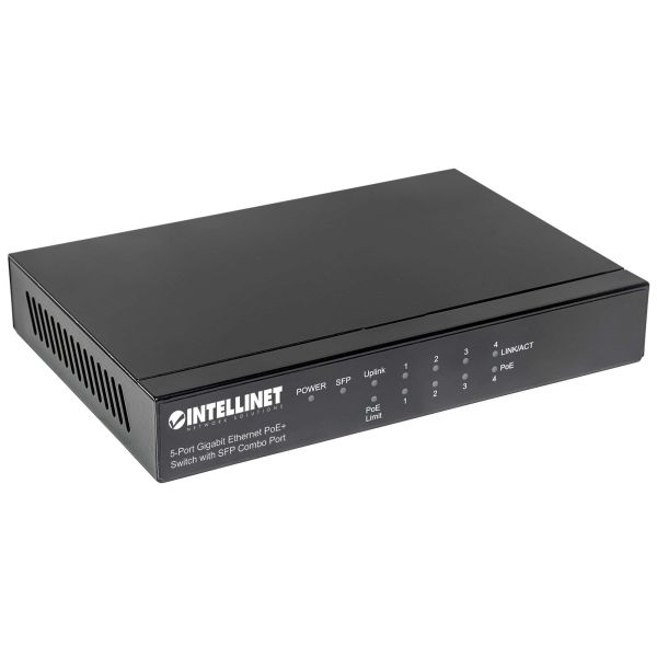 Intellinet 561174 netwerk-switch Gigabit Ethernet (10/100/1000) Power over Ethernet (PoE) Zwart (561174)