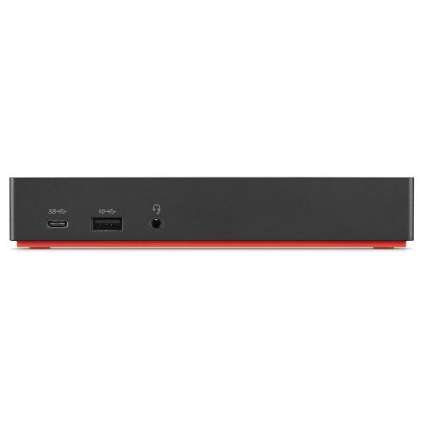 Lenovo 40AS0090SA laptop dock & poortreplicator Bedraad USB 3.2 Gen 1 (3.1 Gen 1) Type-C Zwart (40AS0090SA)