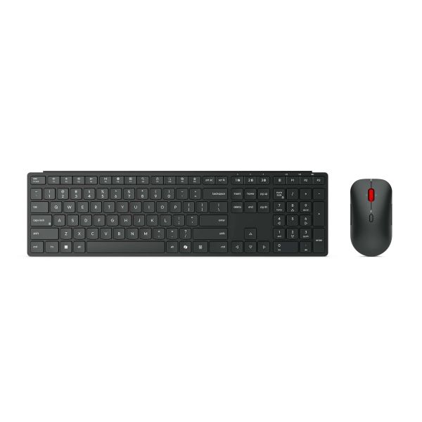 Lenovo 4X31S04814 toetsenbord Inclusief muis Kantoor RF-draadloos + Bluetooth Belgisch Zwart (4X31S04814)