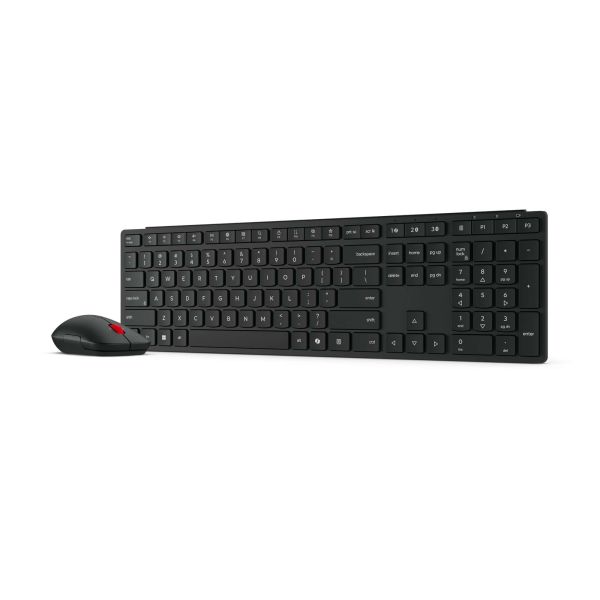 Lenovo 4X31S04843 toetsenbord Inclusief muis Kantoor RF-draadloos + Bluetooth Frans, Duits Zwart (4X31S04843)