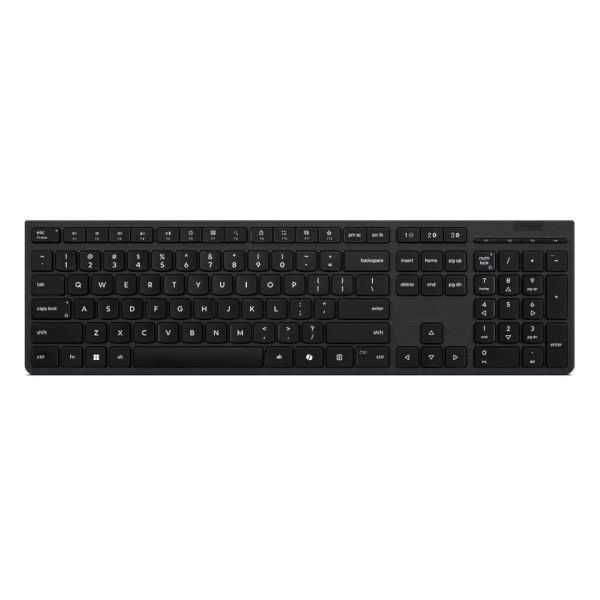 Lenovo 4Y41R64540 toetsenbord Thuis/Werk RF-draadloos + Bluetooth Amerikaans Engels Zwart (4Y41R64540)