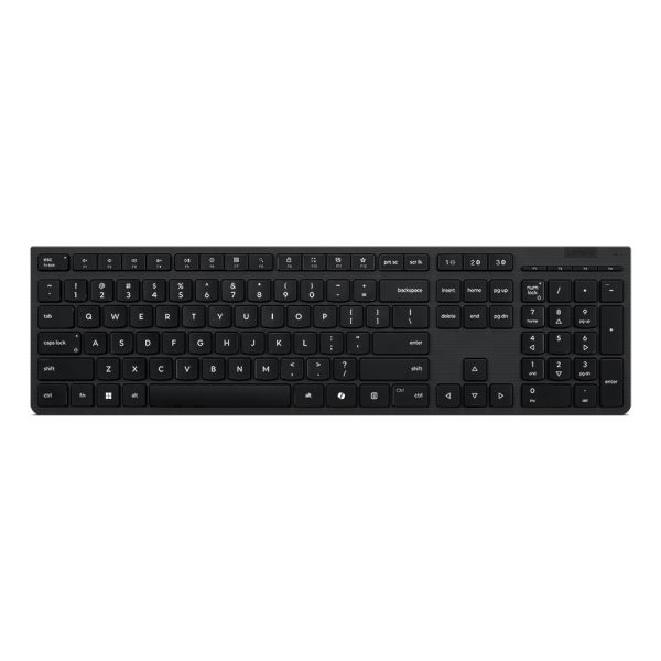 Lenovo 4Y41R64540 toetsenbord Thuis/Werk RF-draadloos + Bluetooth Amerikaans Engels Zwart (4Y41R64540)