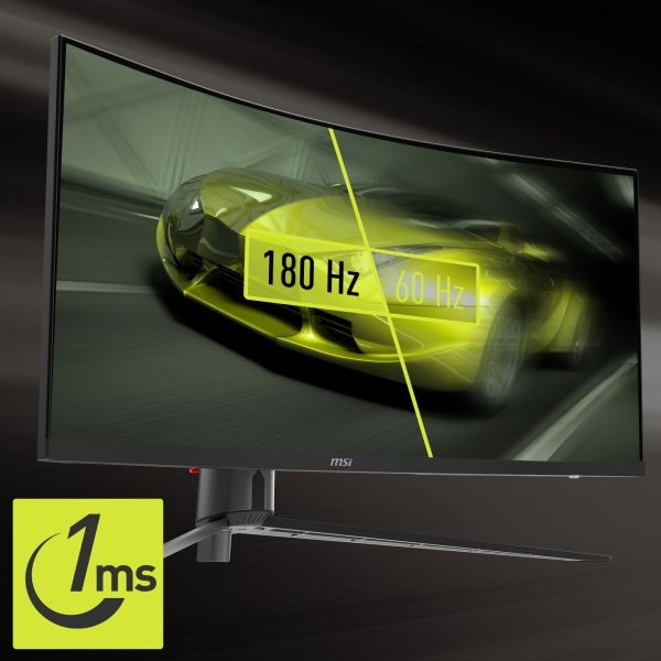 MSI MAG 345CQRDE computer monitor 86,4 cm (34") 3440 x 1440 Pixels UltraWide Dual Quad HD Zwart (9S6-3DD14H-003) MSI MAG 345CQRDE computer monitor 86,4 cm (34") 3440 x 1440 Pixels UltraWide Dual Quad HD Zwart (9S6-3DD14H-003)