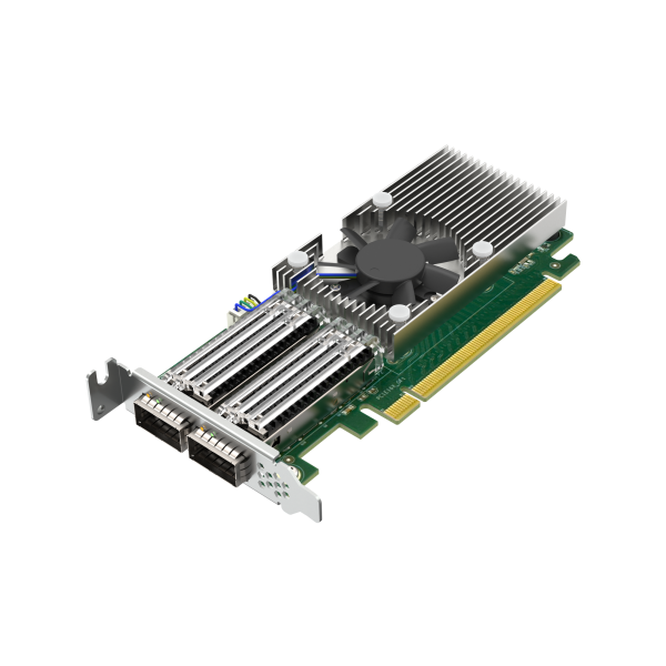 QNAP Dual port per 100GbE Network adapter 2 x (QXG-100G2SF-BCM)