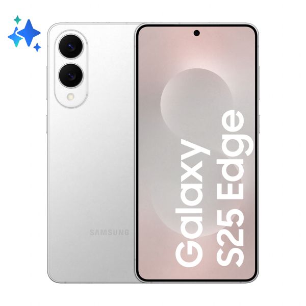Samsung Galaxy S25 Edge 17 cm (6.7") Dual SIM Android 15 5G USB Type-C 12 GB 512 GB 3900 mAh Zilver (SM-S937BZSGEUE)