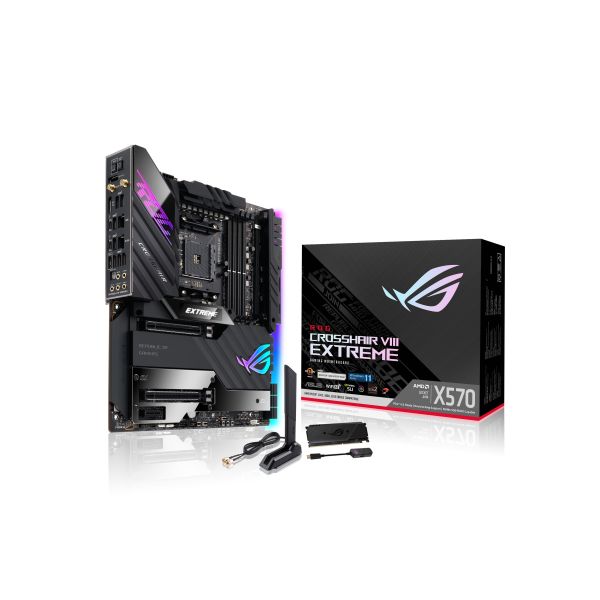 ASUS ROG Crosshair VIII Extreme AMD X570 Socket AM4 Verlengd ATX (90MB1860-M0EAY0)