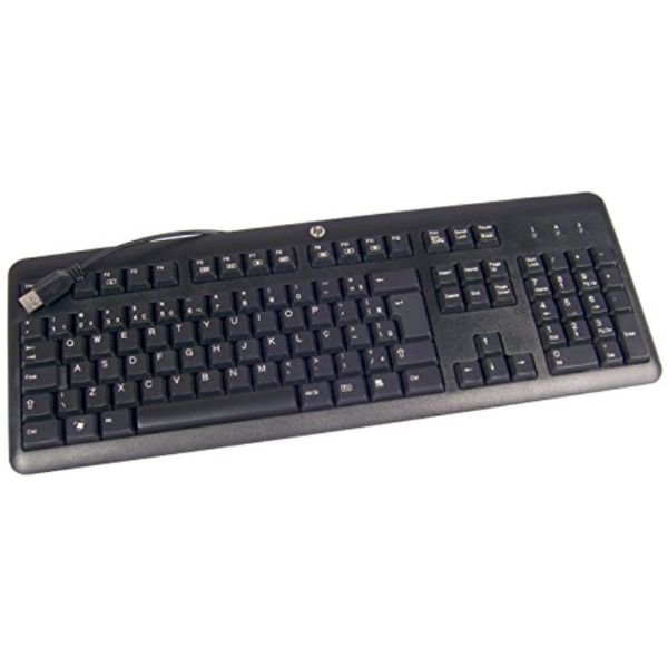 HP 672647-L33 toetsenbord Kantoor USB QWERTY US International Zwart (672647-L33)
