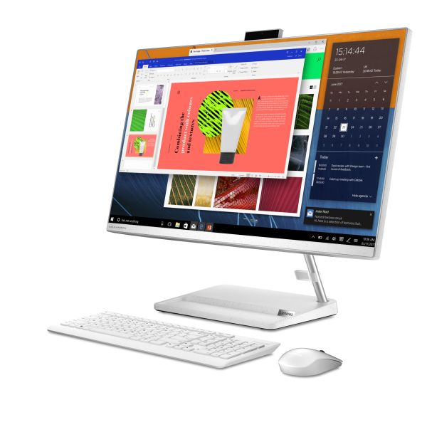 Lenovo IdeaCentre AIO 3 27ALC6 AMD Ryzen™ 5 7430U 68,6 cm (27") 1920 x 1080 Pixels Alles-in-één-pc 16 GB DDR4-SDRAM 1 TB SSD Windows 11 Home Wi-Fi 6 (802.11ax) Wit (F0FY00QUGE)