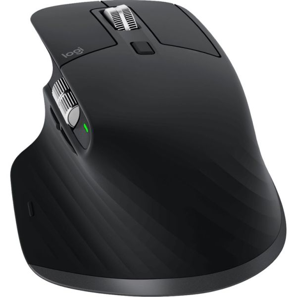 Logitech MX Master 3S Performance Wireless Mouse - Maus - ergonomisch - optisch - kabellos - Bluetooth, 2,4 GHz - Logitech Logi  (910-006556)