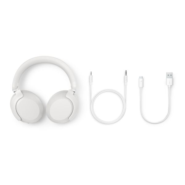 Philips TAH8000E Headset Draadloos Hoofdband Oproepen/muziek USB Type-C Bluetooth Wit (TAH8000EWT/00) Philips TAH8000E Headset Draadloos Hoofdband Oproepen/muziek USB Type-C Bluetooth Wit (TAH8000EWT/00)