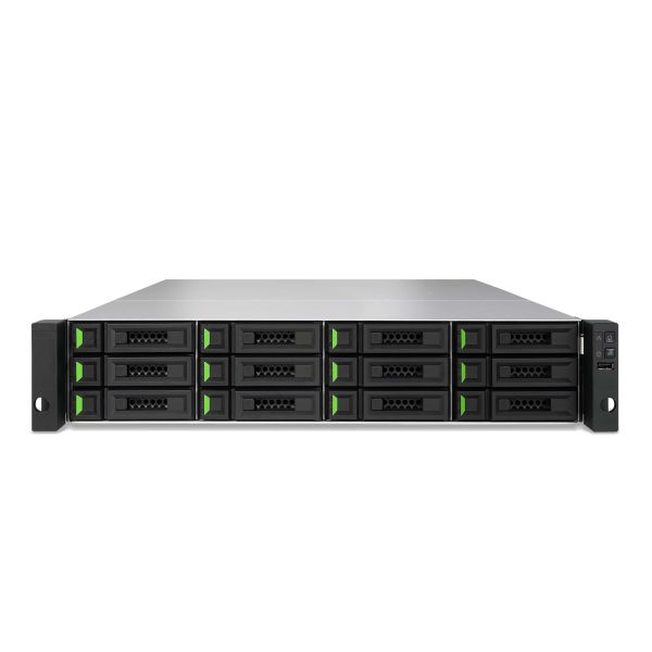 Qsan Technology XCubeNAS XN8012RE NAS Rack (2U) Ethernet LAN Zwart, Metallic D-1527 (XN8012RE)