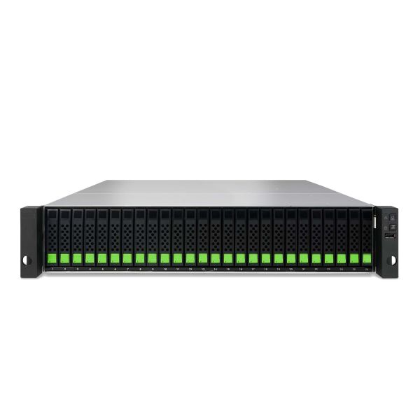 Qsan Technology XCubeSAN XS1226S SAN Rack (2U) Ethernet LAN Zwart, Metallic D1508 (XS1226S)