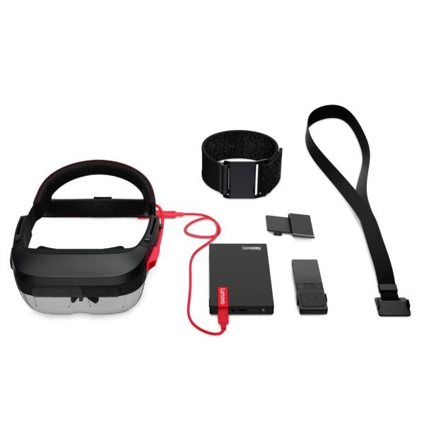 Lenovo ThinkReality A6 Op het hoofd gedragen beeldscherm (HMD) 380 g Zwart (20QLZ4V000)