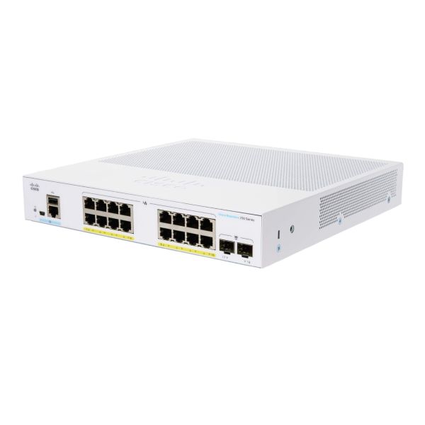 Cisco Switch Business 250-Series 28-Port 1GbE 370W PoE smart managed (CBS250-24FP-4G-EU)