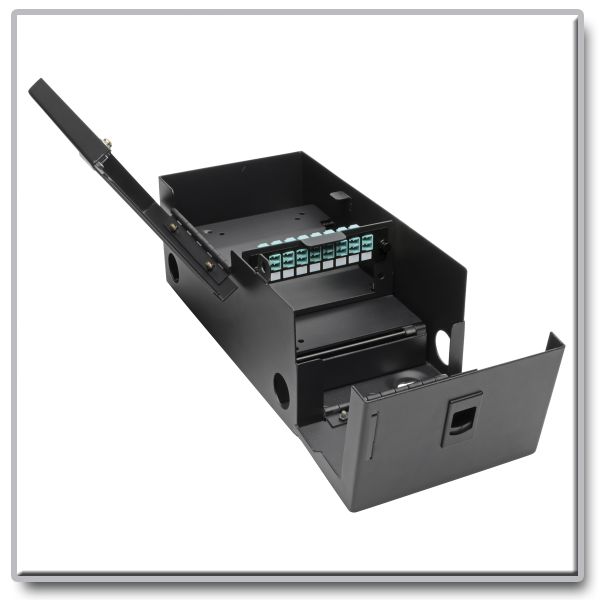 Eaton Tripp Lite Series hochdichtes Glasfaser-Adapterpanel (MMF/SMF) (N492-08D-LC)