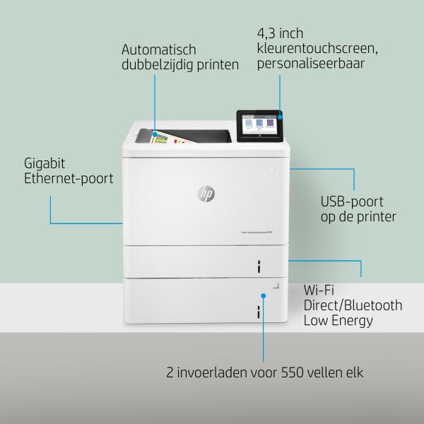 HP Color LaserJet Enterprise M555x (7ZU79A) 3/3 HP Color LaserJet Enterprise M555x (7ZU79A)