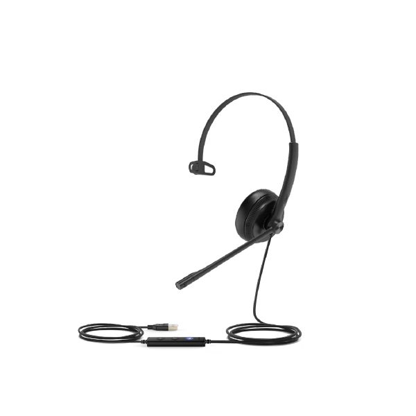 Yealink UH34 Lite Headset Bedraad Hoofdband Kantoor/callcenter Zwart (UH34 LITE MONO TEAMS)