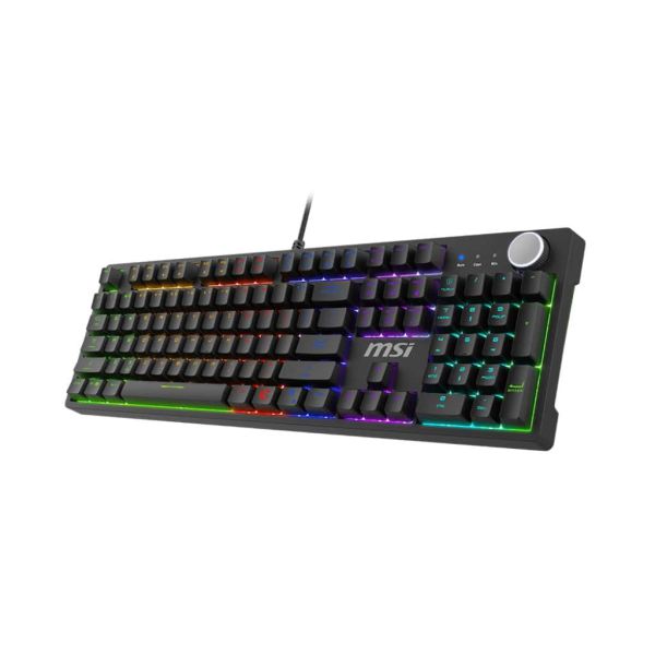 MSI FORGE GK320 RED toetsenbord Gamen USB QWERTY US International Zwart (S11-04CE203-HH9)