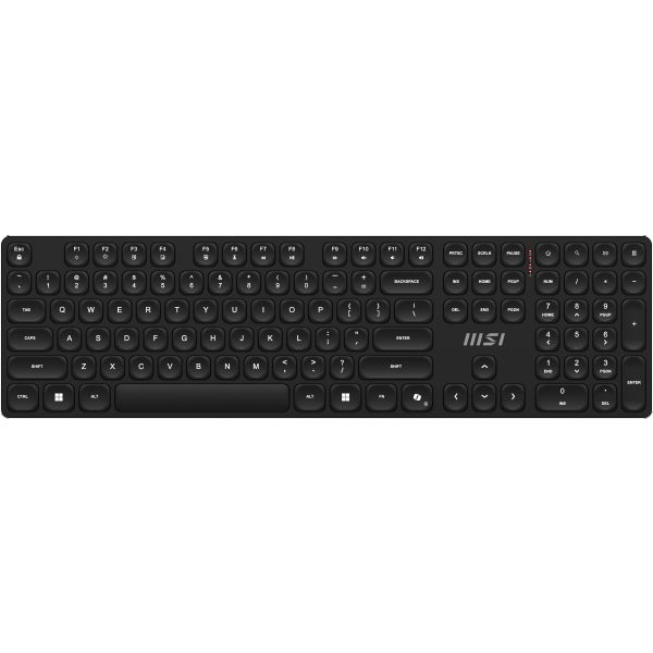 MSI FORGE K210 WIRELESS COMBO toetsenbord Inclusief muis Thuis/Werk USB QWERTY Amerikaans Engels Zwart (S11-43US221-Y92) MSI FORGE K210 WIRELESS COMBO toetsenbord Inclusief muis Thuis/Werk USB QWERTY Amerikaans Engels Zwart (S11-43US221-Y92)