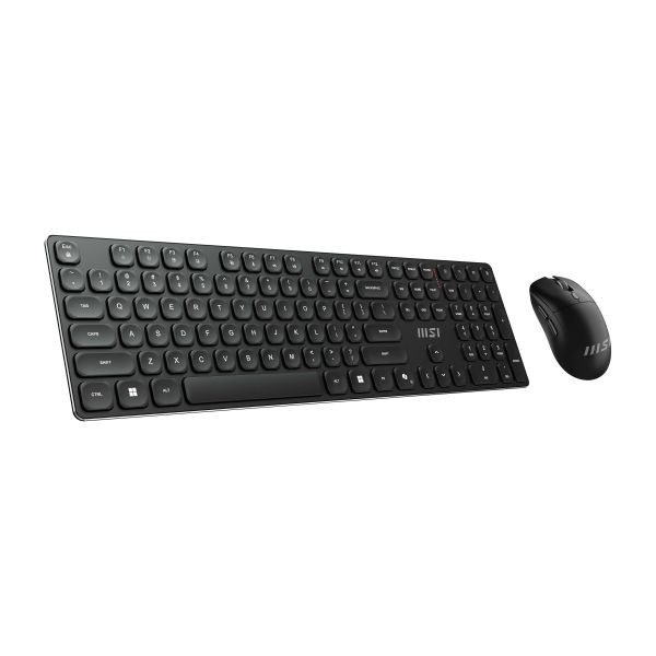 MSI FORGE K210 WIRELESS COMBO toetsenbord Inclusief muis Thuis/Werk USB QWERTY Amerikaans Engels Zwart (S11-43US221-Y92) MSI FORGE K210 WIRELESS COMBO toetsenbord Inclusief muis Thuis/Werk USB QWERTY Amerikaans Engels Zwart (S11-43US221-Y92)